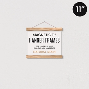 11" Magnetic Poster Hanger Frame minimalist art object  