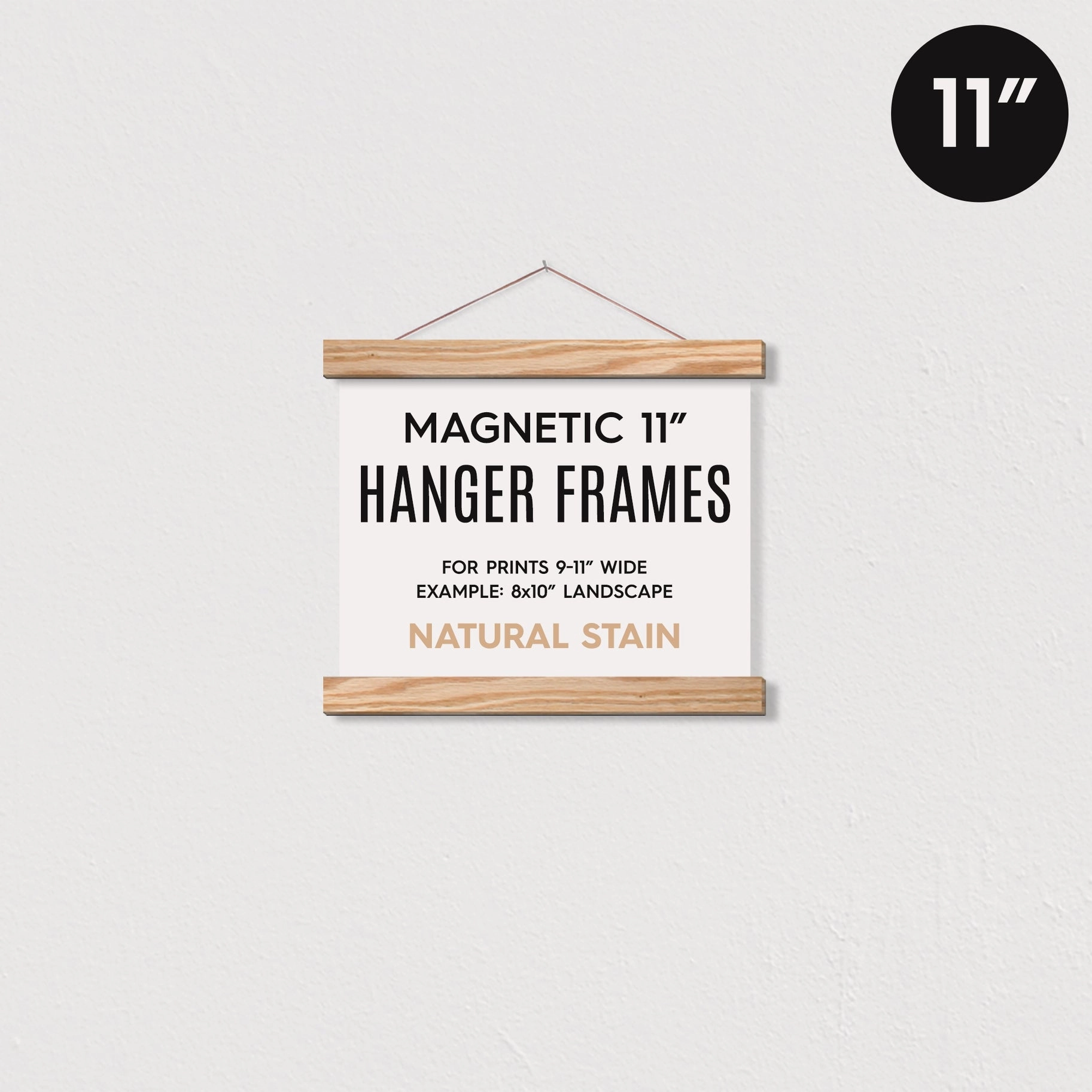 11" Magnetic Poster Hanger Frame minimalist art object  