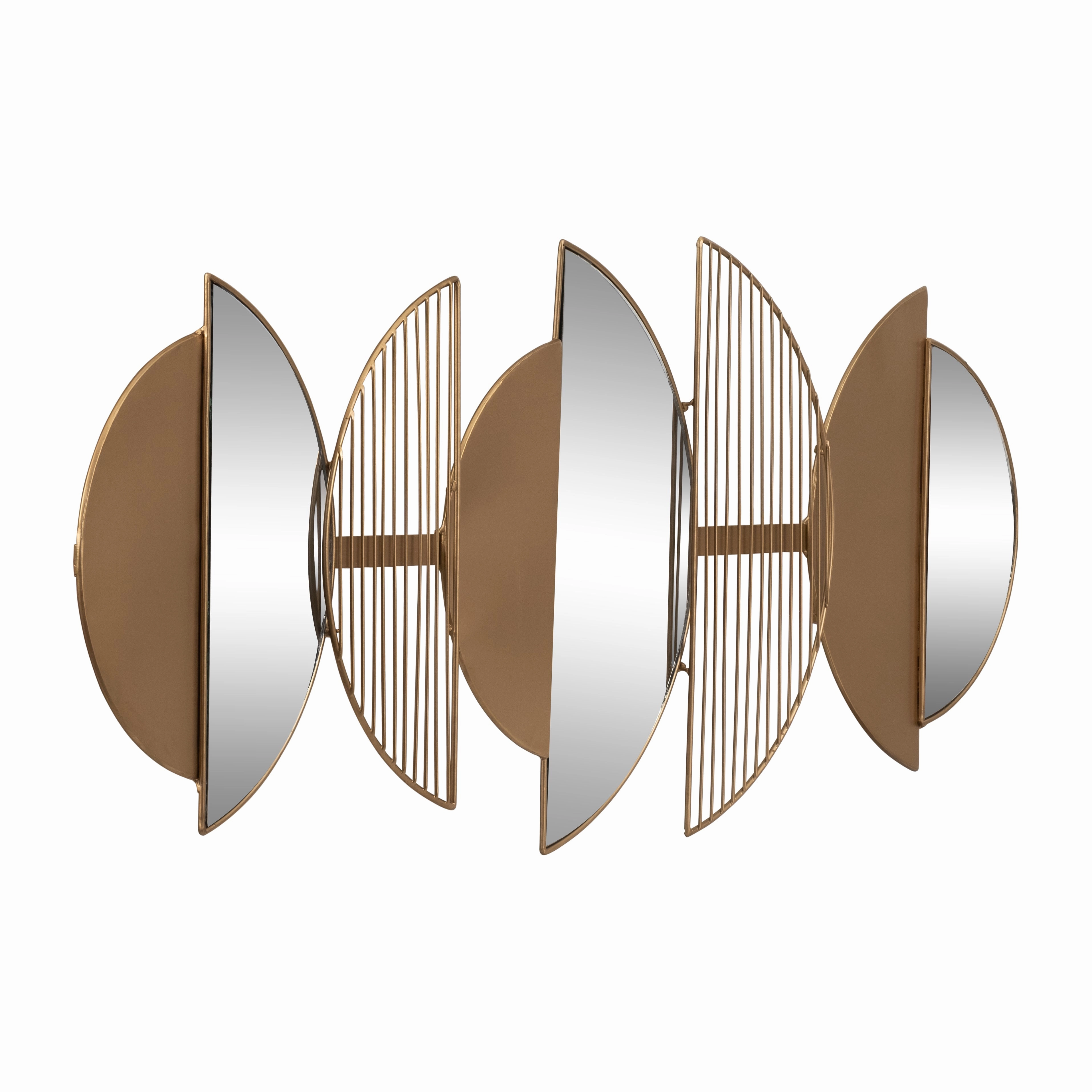 18071-01  METAL, 7" OPEN OVAL TAPER CANDLEHOLDER, GOLD( Sagebrook Home  ) artistic wall mural