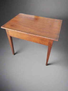 19TH CENTURY TAPER LEG CHERRY SIDE TABLE artistic wall mural