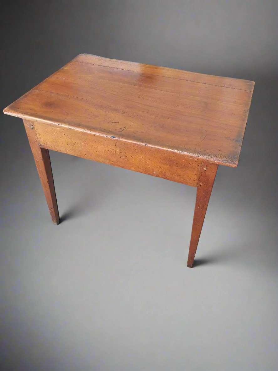 19TH CENTURY TAPER LEG CHERRY SIDE TABLE artistic wall mural