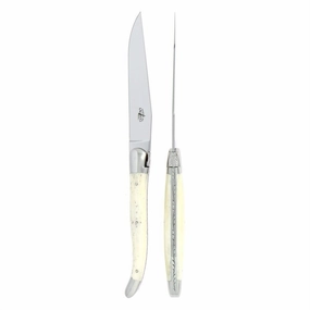 2 Piece Steak Knife Set in Bone Handle cute desktop display