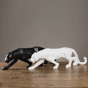 4 Color Geometric Black&White ceramic table ornament