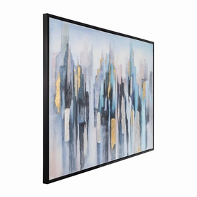 70203  Abstract Hand Painted Art( Sagebrook Home  ) artistic wall mural