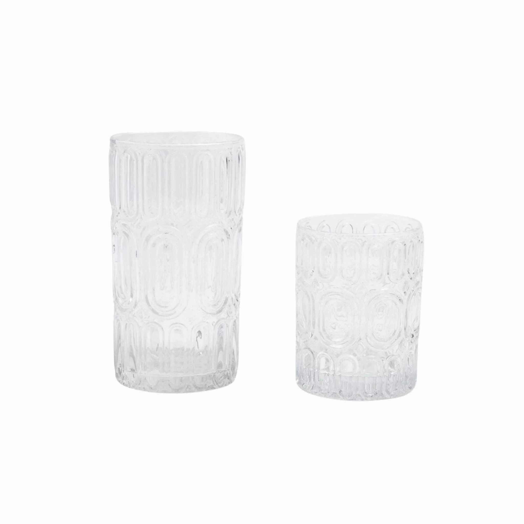 70's Inspired Hand Blown Highball Glasses