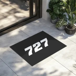 727 Flat Text Designed Door Mats door entrance rug
