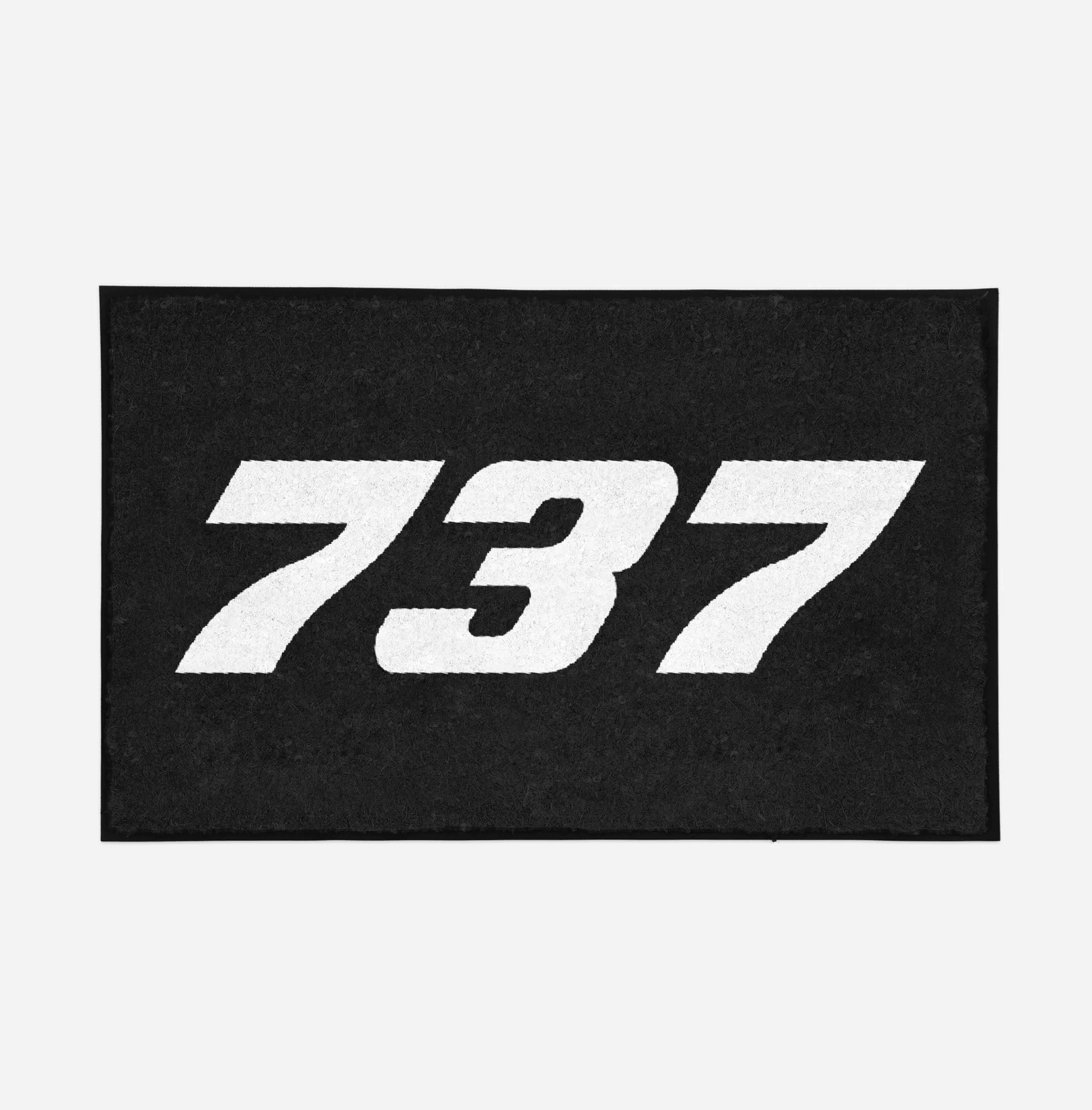 737 Flat Text Designed Door Mats
