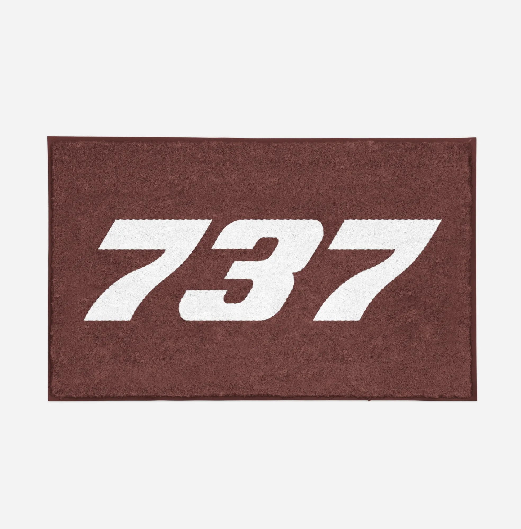 737 Flat Text Designed Door Mats