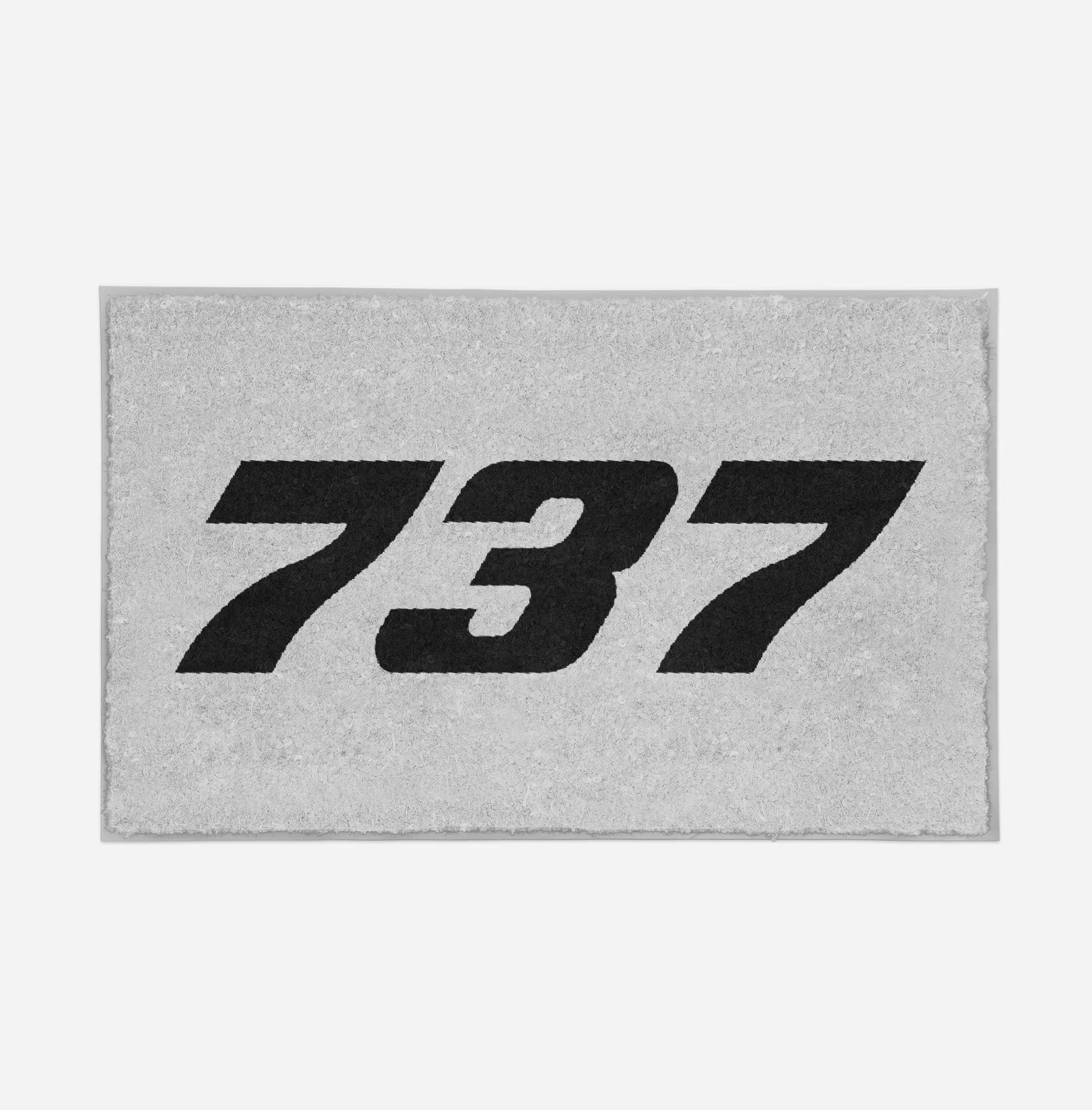 737 Flat Text Designed Door Mats