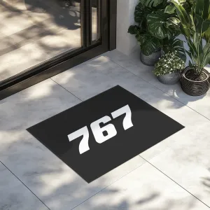 767 Flat Text Designed Door Mats door entrance rug