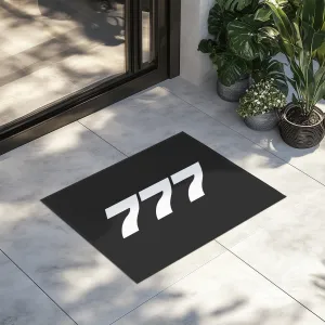 777 Flat Text Designed Door Mats door entrance rug