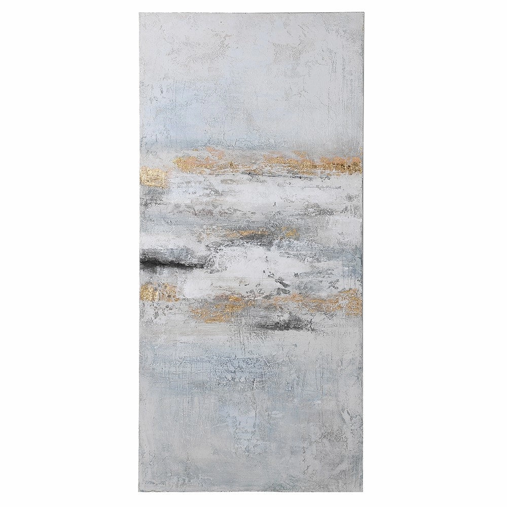 'Golden Mist' Hand Painted Canvas 150cm modern mural painting