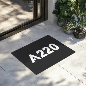 A220 Flat Text Designed Door Mats door entrance rug