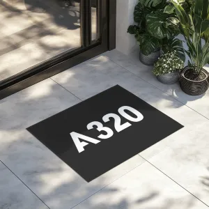 A320 Flat Text Designed Door Mats door entrance rug