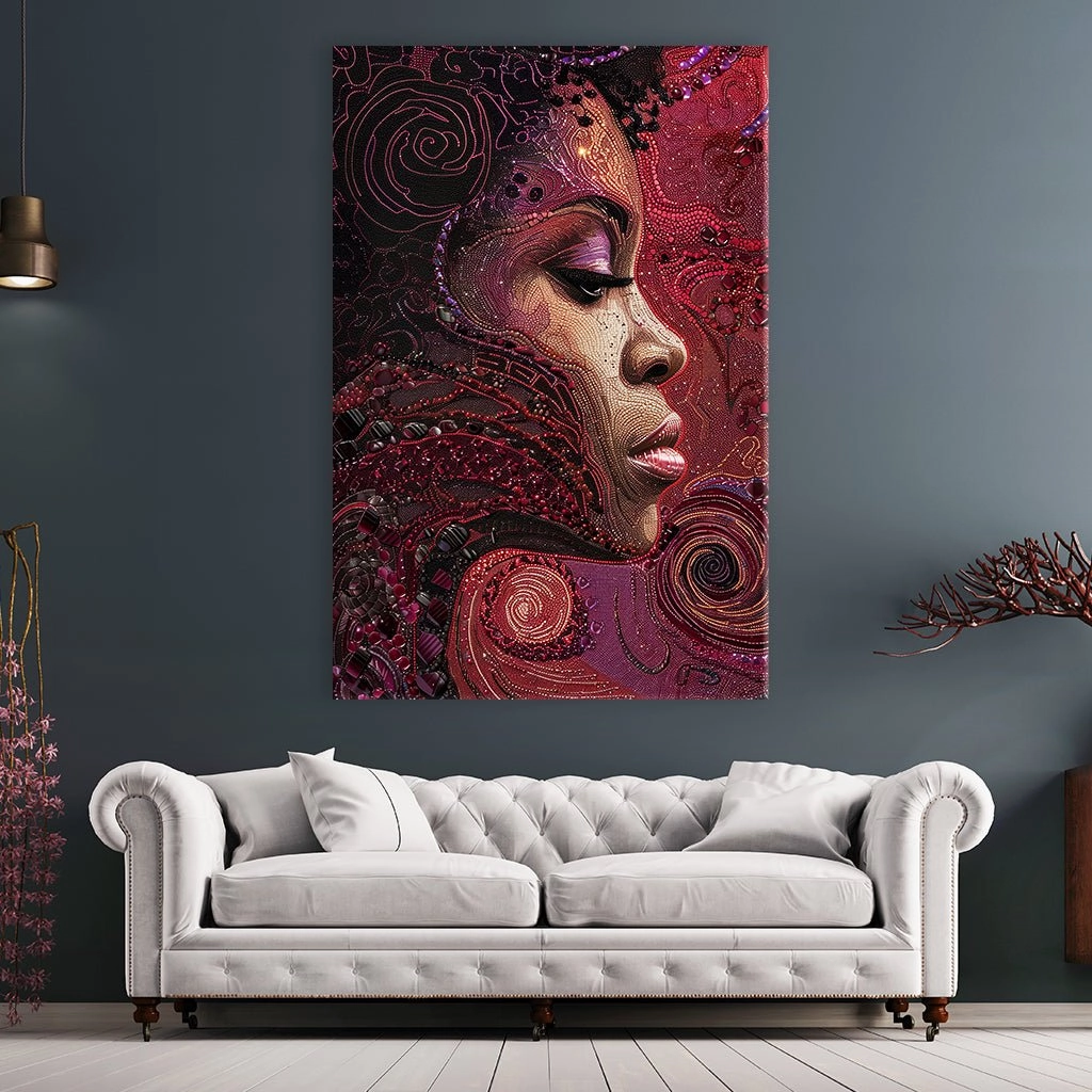 Abstract Painting Woman by Catill