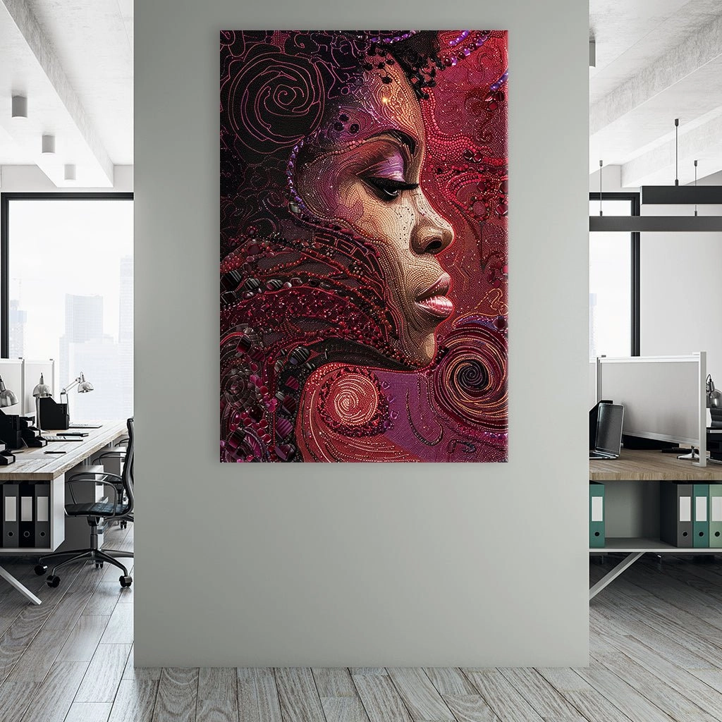 Abstract Painting Woman by Catill