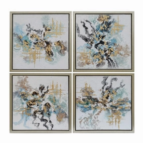 Abstract Quatro Set of 4 Wall Art artistic wall mural