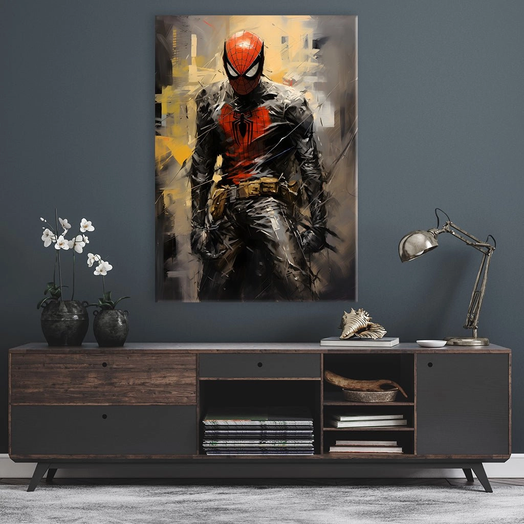 Abstract Spiderman by Rosa Piazza 