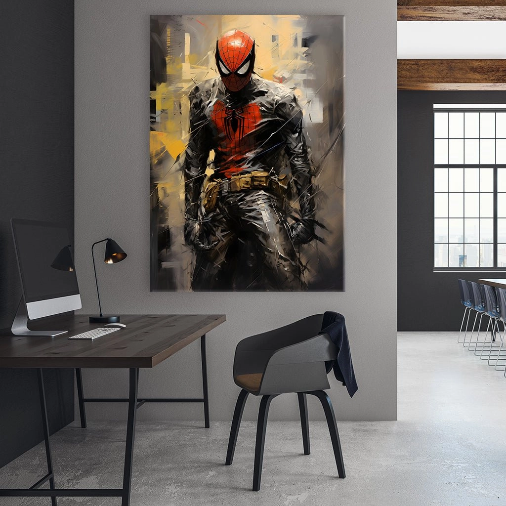 Abstract Spiderman by Rosa Piazza 