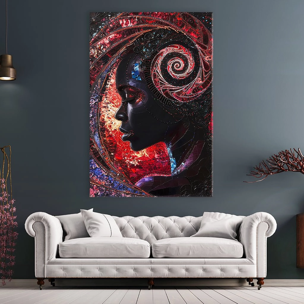 Abstract Spiral Woman by Catill