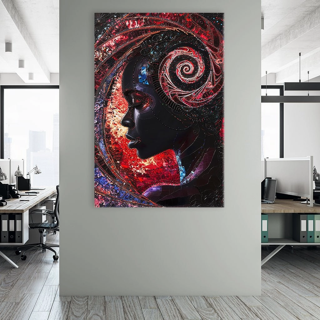 Abstract Spiral Woman by Catill