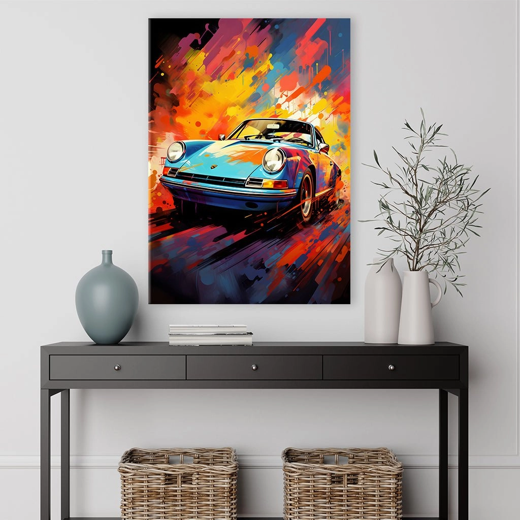Abstract Sportscar by Rosa Piazza 