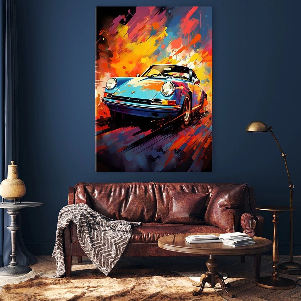 Abstract Sportscar by Rosa Piazza 