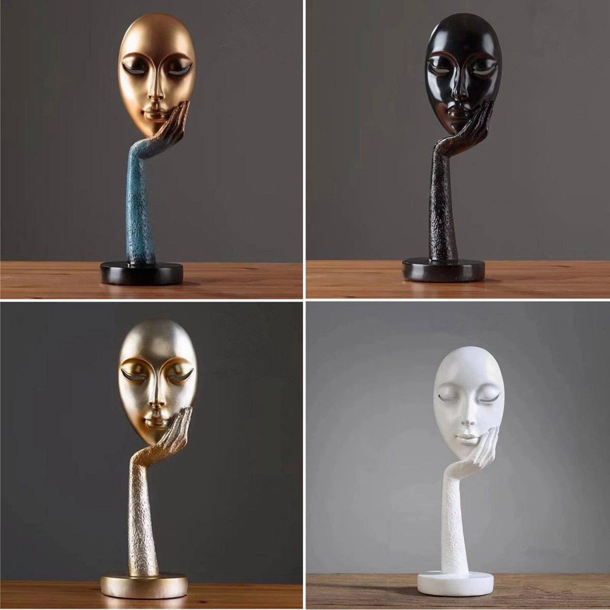 Abstract Statues Sculpture ceramic table ornament