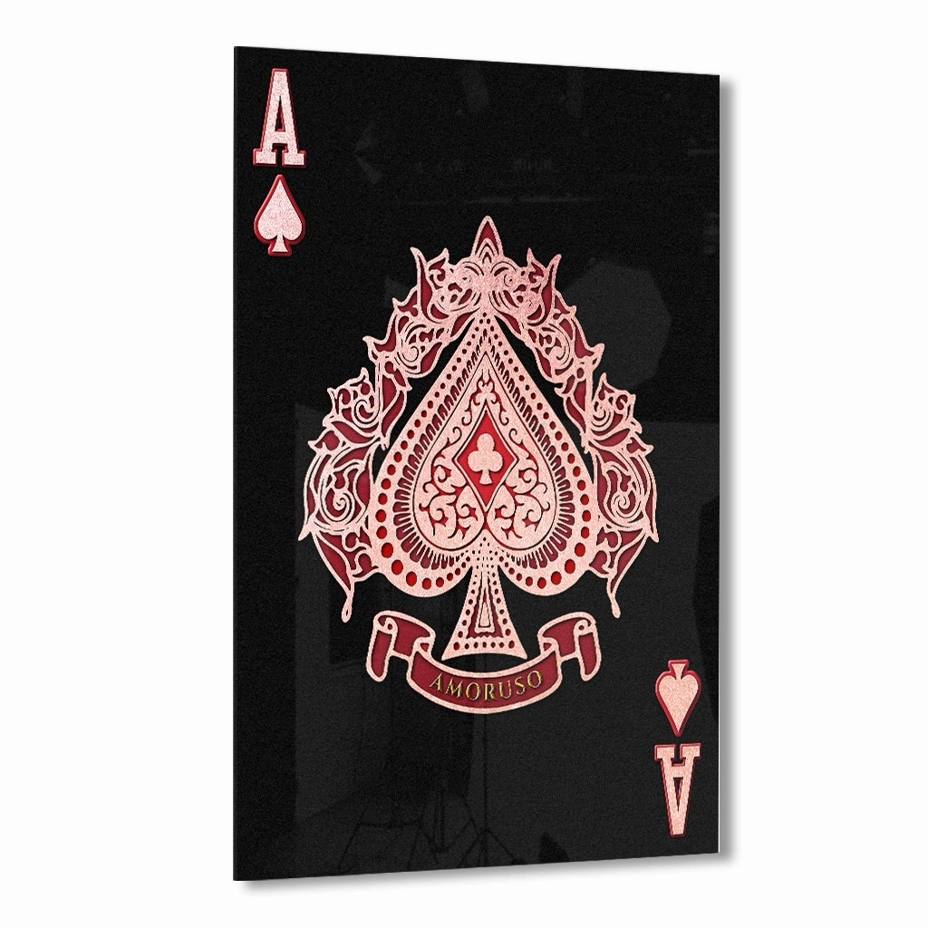 Ace of Spades by Frank Amoruso Ros on Acrylic framed mural artwork