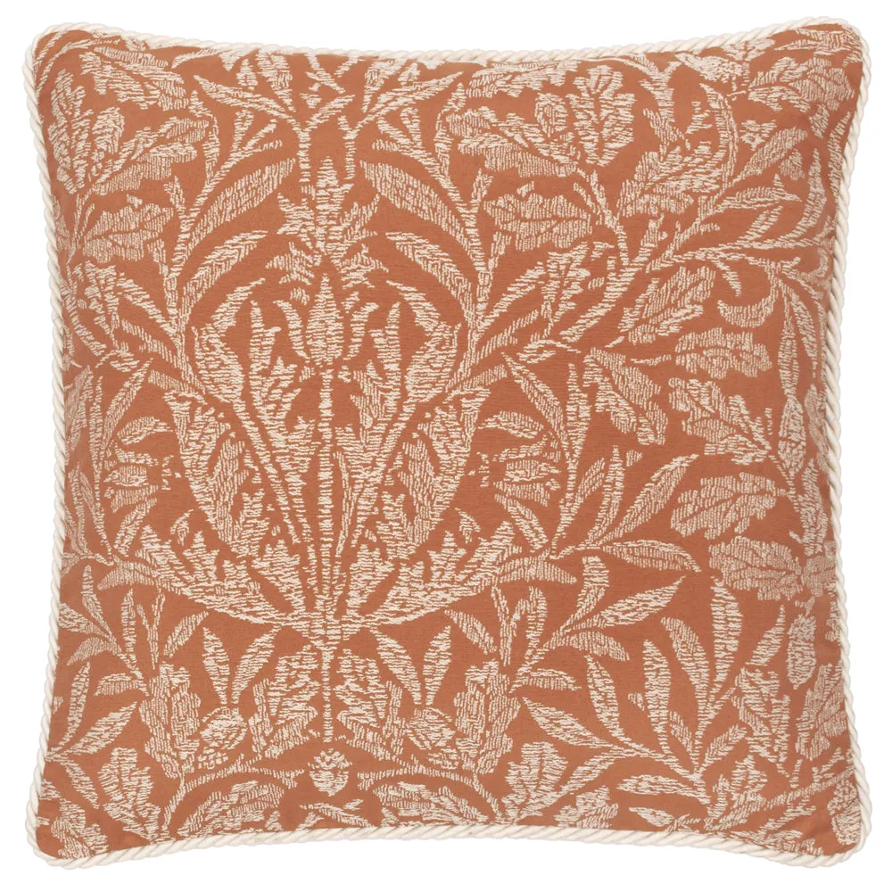 Acorn Tonal Jacquard Cushion Brick