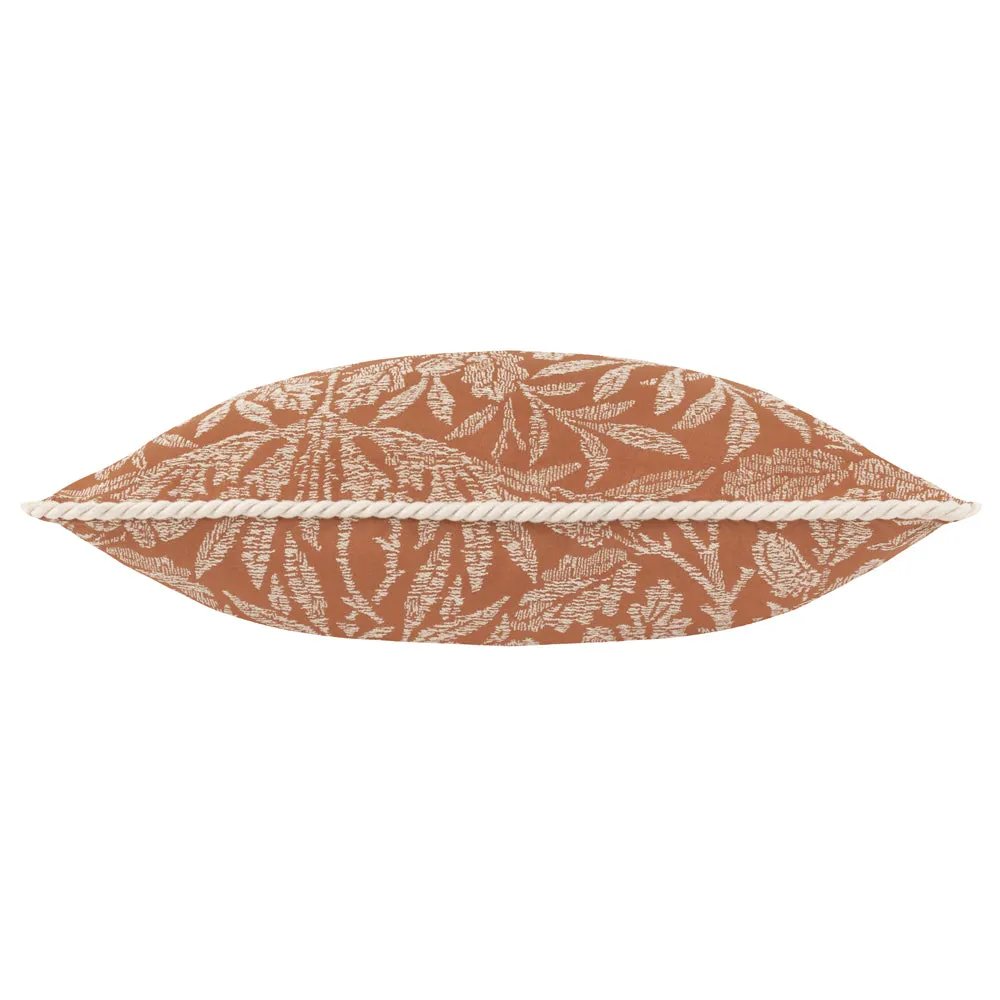 Acorn Tonal Jacquard Cushion Brick