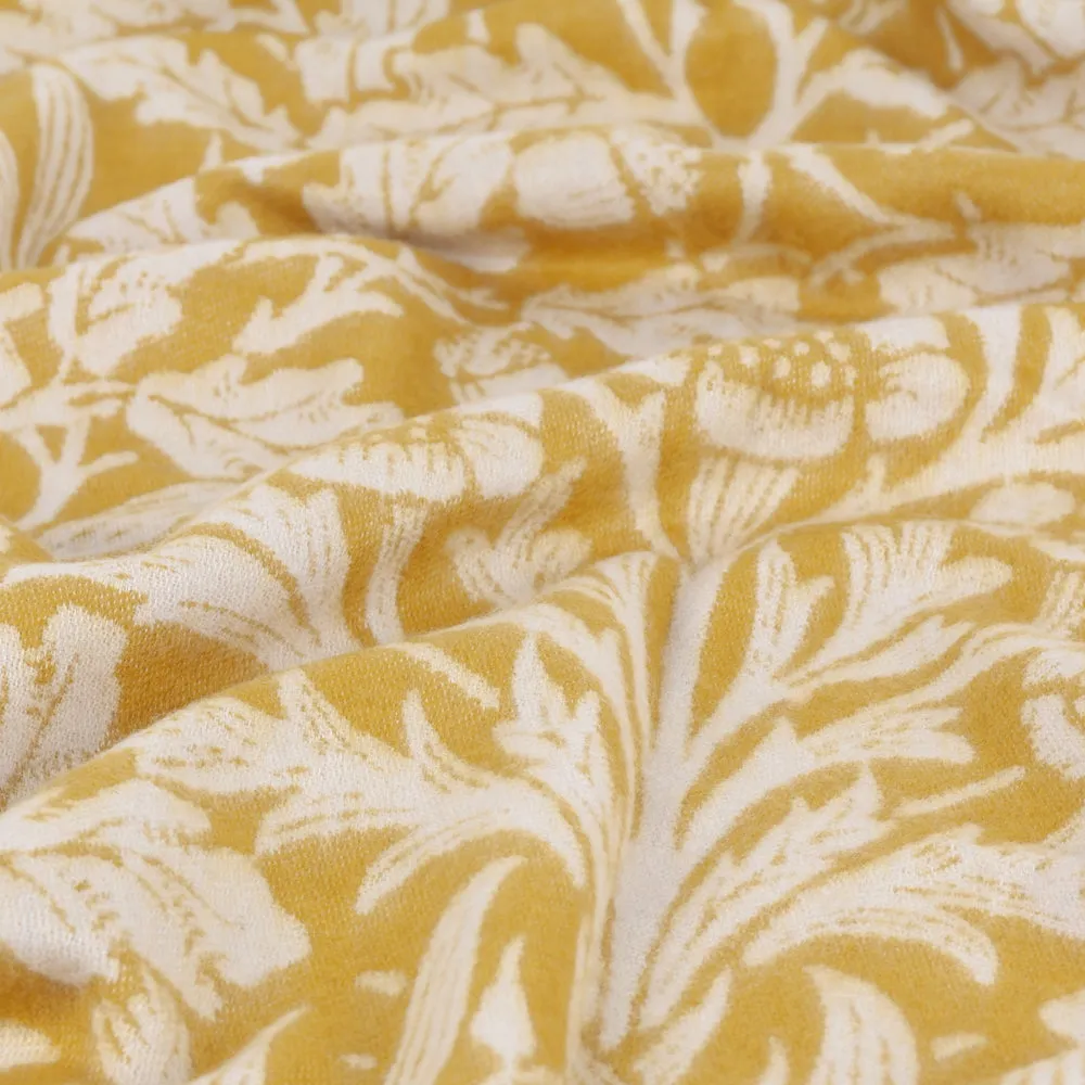 Acorn Tonal Jacquard Throw Gold