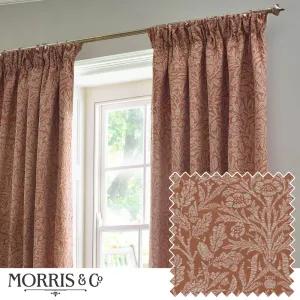 Acorn Tonal Matt Jacquard Pencil Pleat Curtains Brick modern fashion rug  