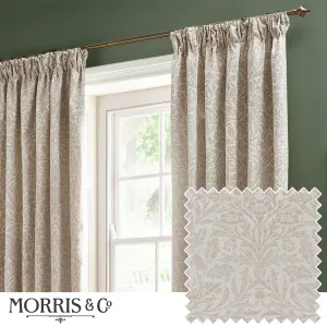 Acorn Tonal Matt Jacquard Pencil Pleat Curtains Ivory modern fashion rug  