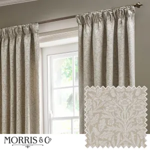 Acorn Tonal Matt Jacquard Pencil Pleat Curtains Linen modern fashion rug  
