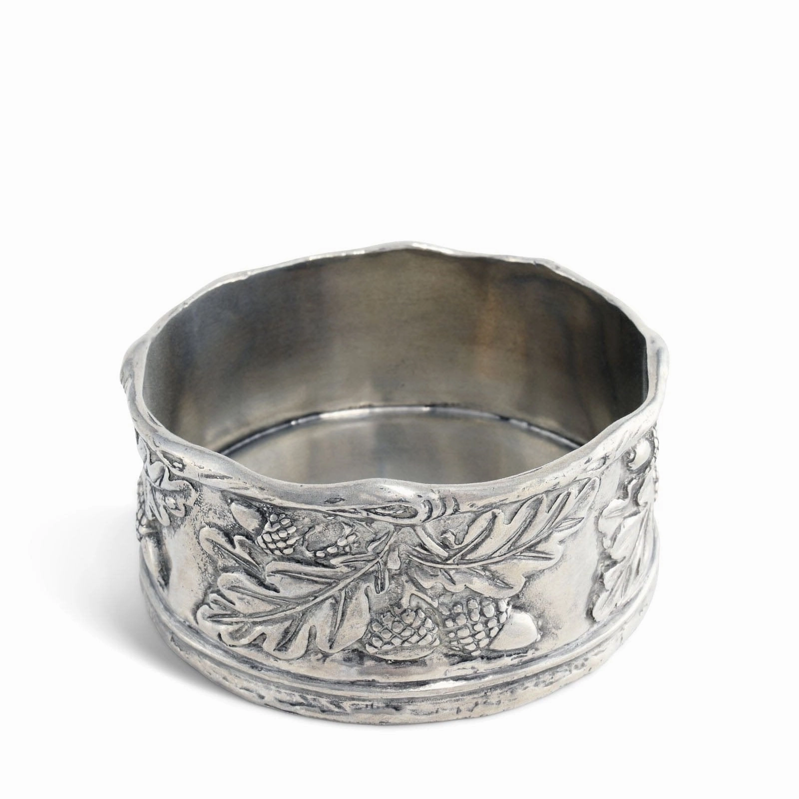 Acorn Oak & Leaf Pewter Wine Coaster