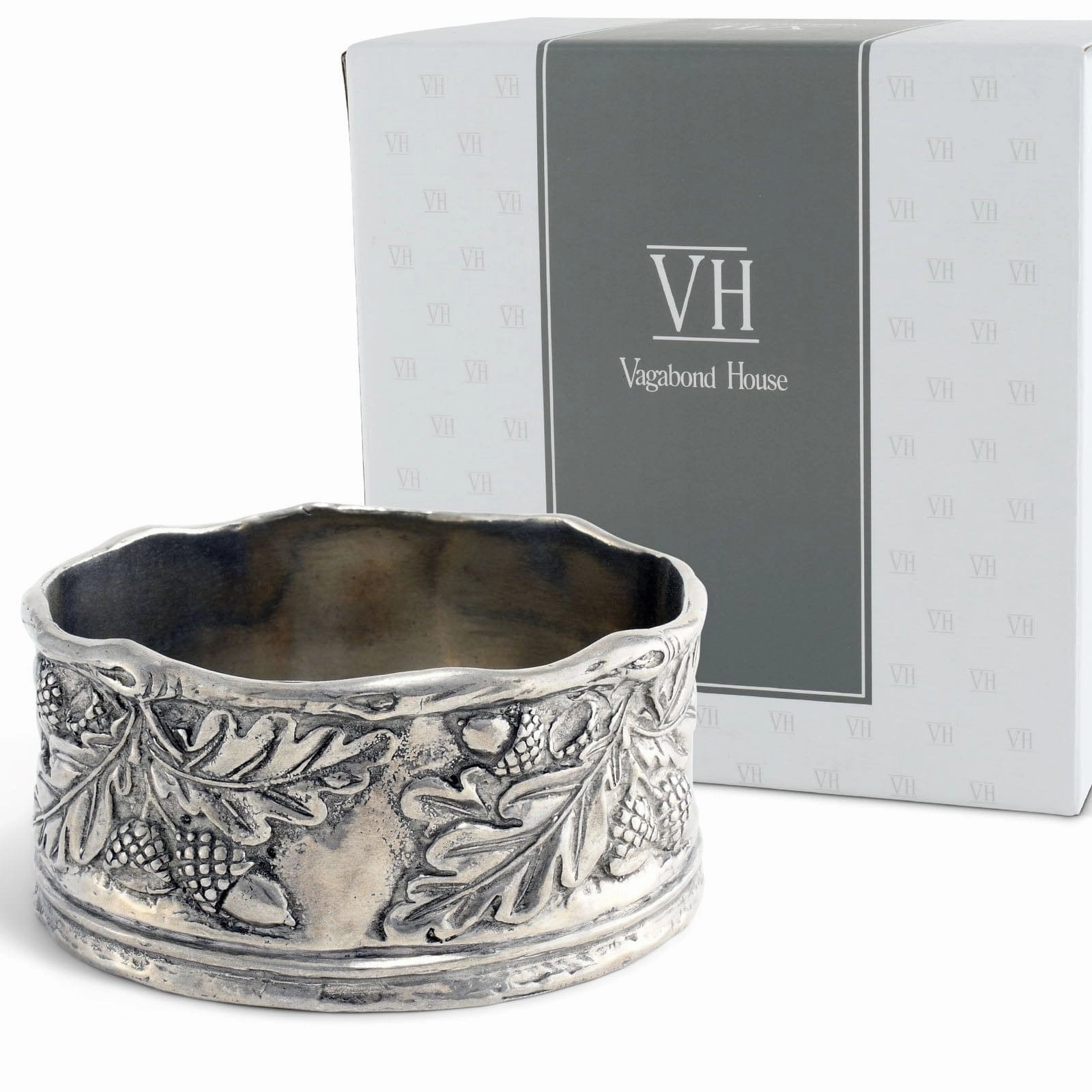 Acorn Oak & Leaf Pewter Wine Coaster