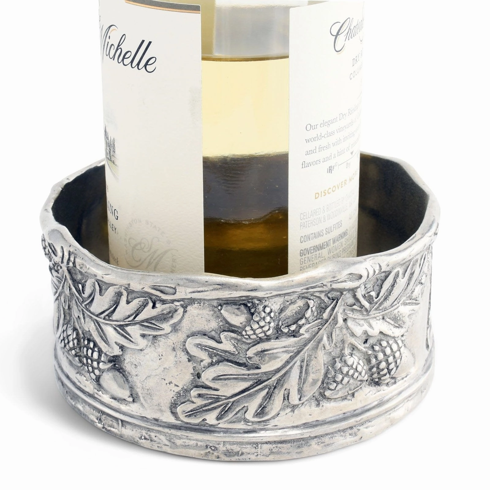 Acorn Oak & Leaf Pewter Wine Coaster