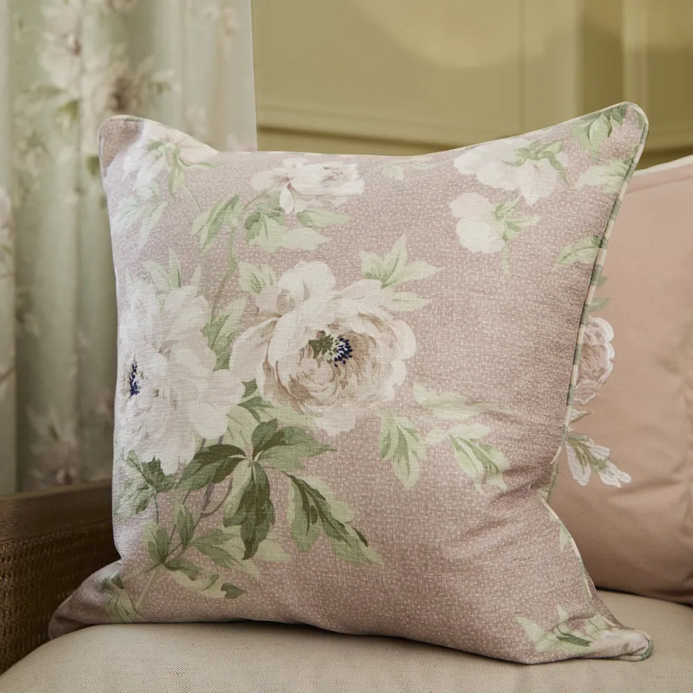 Adele Floral Chenille Cushion Rose modern fashion rug  