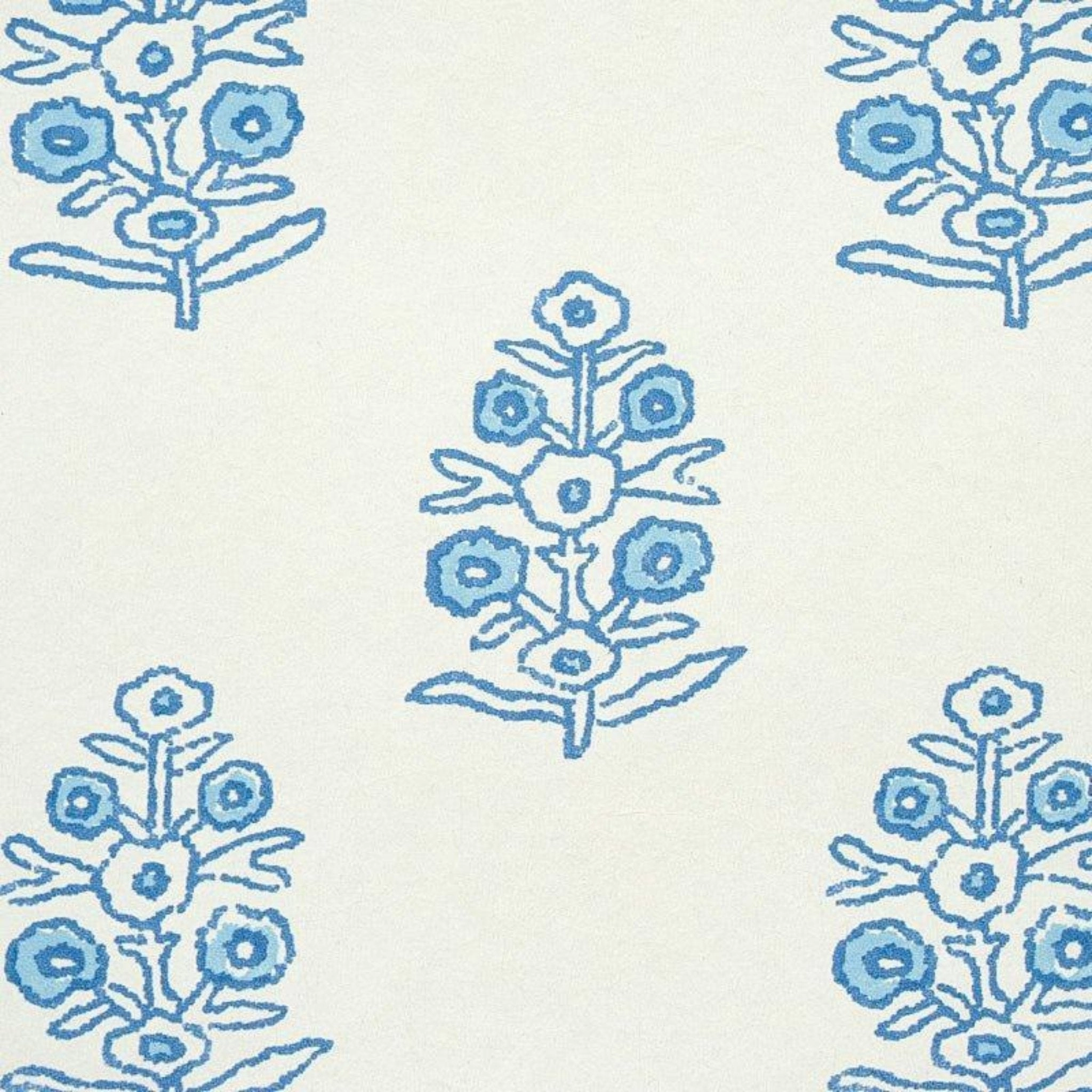 Aditi Wallpaper in Blue