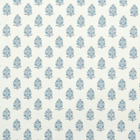 Aditi Wallpaper in Blue paper wall covering