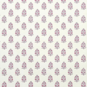 Aditi Wallpaper in Pink paper wall covering