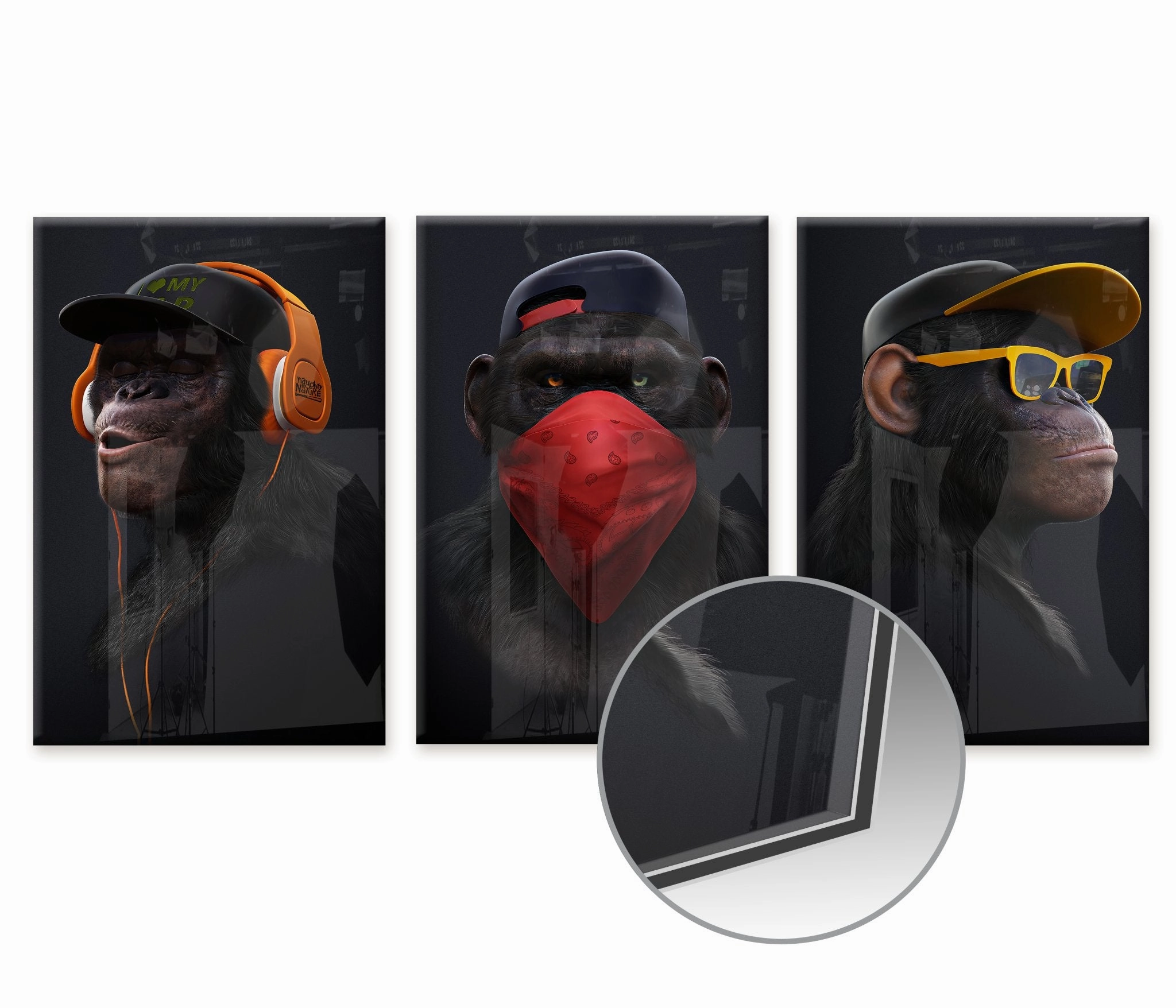 Affengeil triptych by Juliano de Araujo