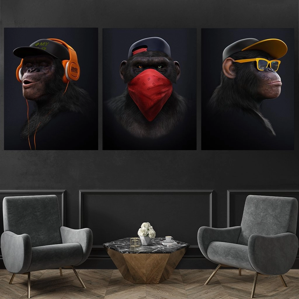 Affengeil triptych by Juliano de Araujo