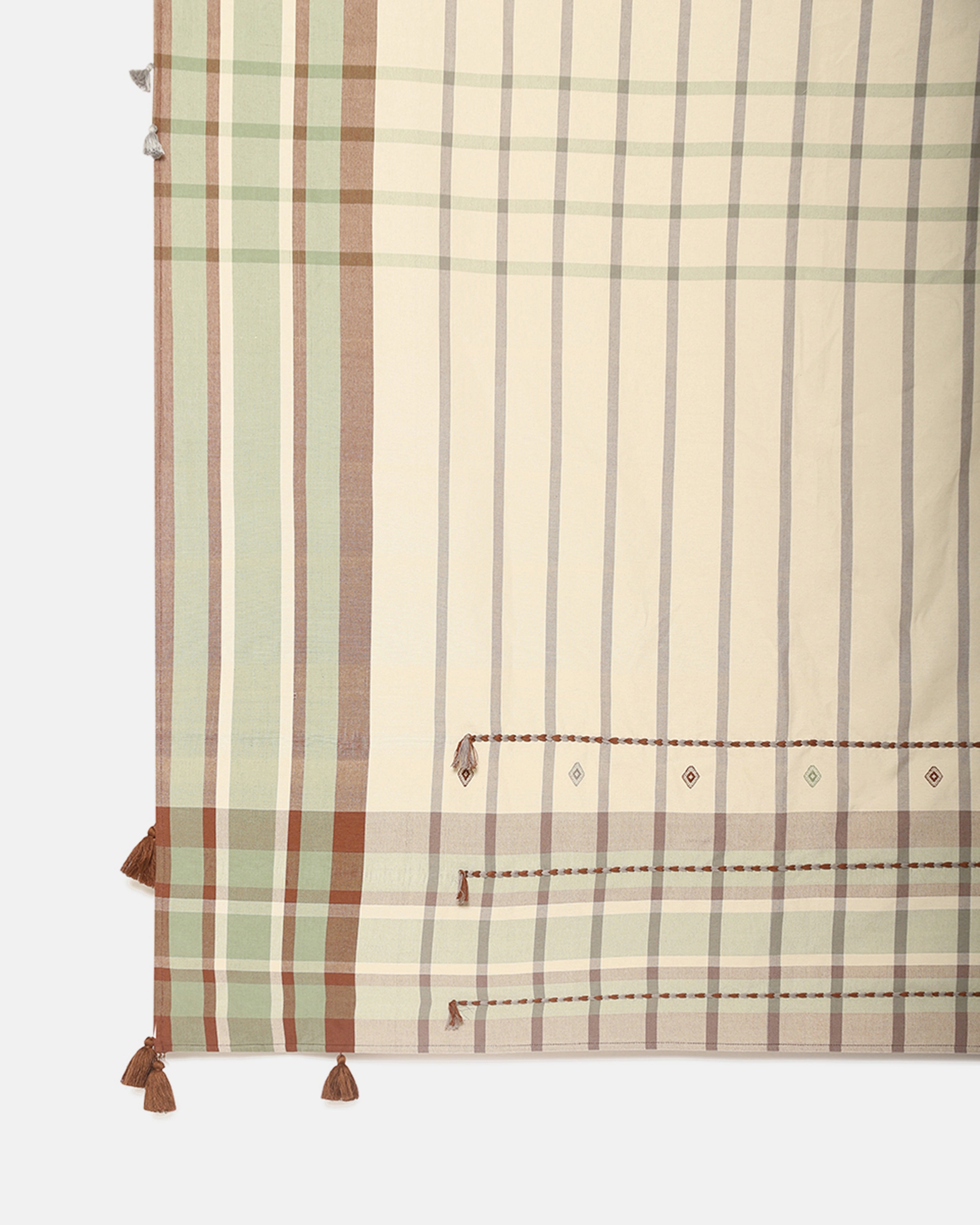 Agata Extra Weft Cotton Table Cover