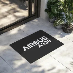 Airbus A330 & Text Designed Door Mats door entrance rug