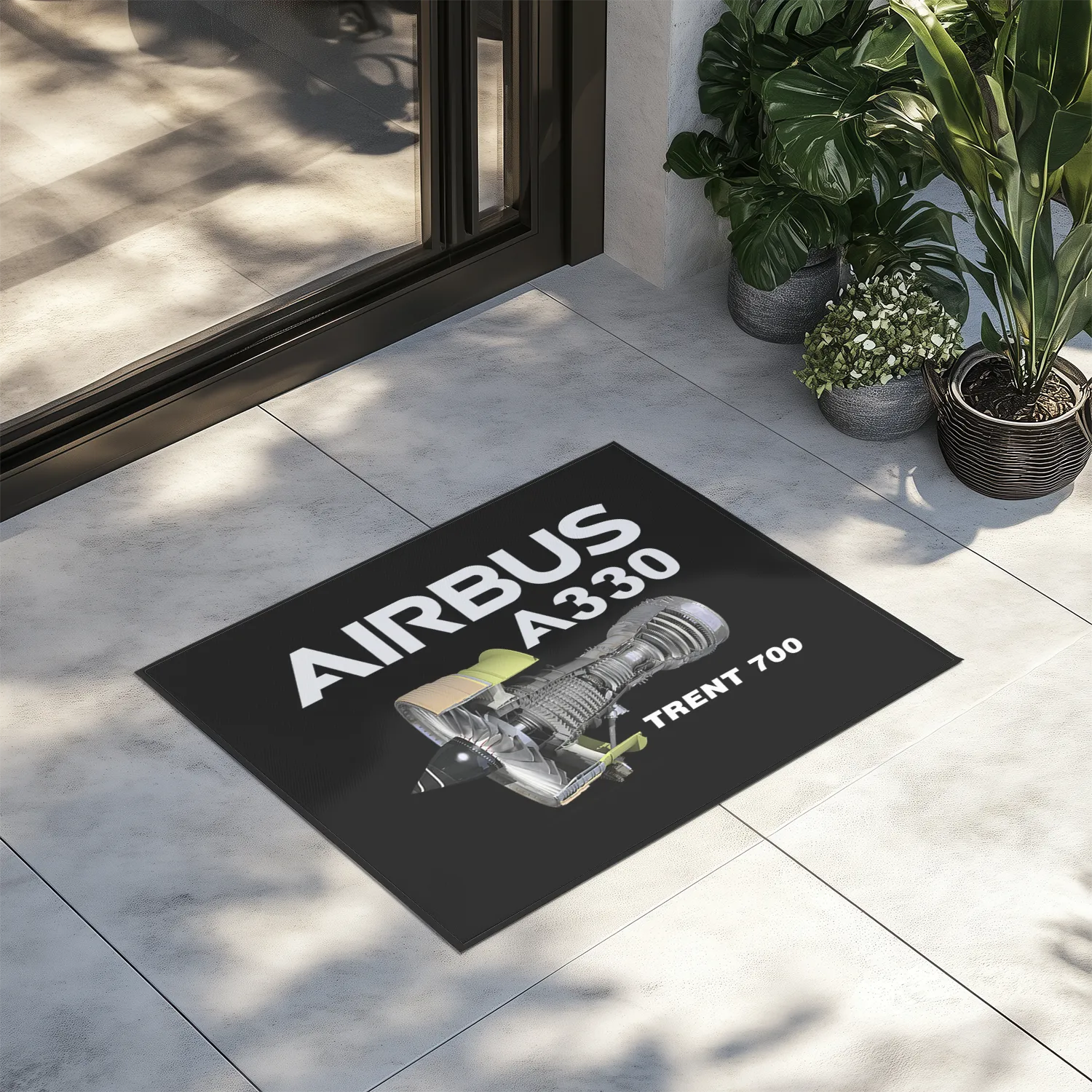 Airbus A330 & Trent 700 Engine Designed Door Mats door entrance rug