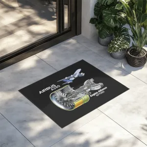 Airbus A380 & GP7000 Engine Designed Door Mats door entrance rug