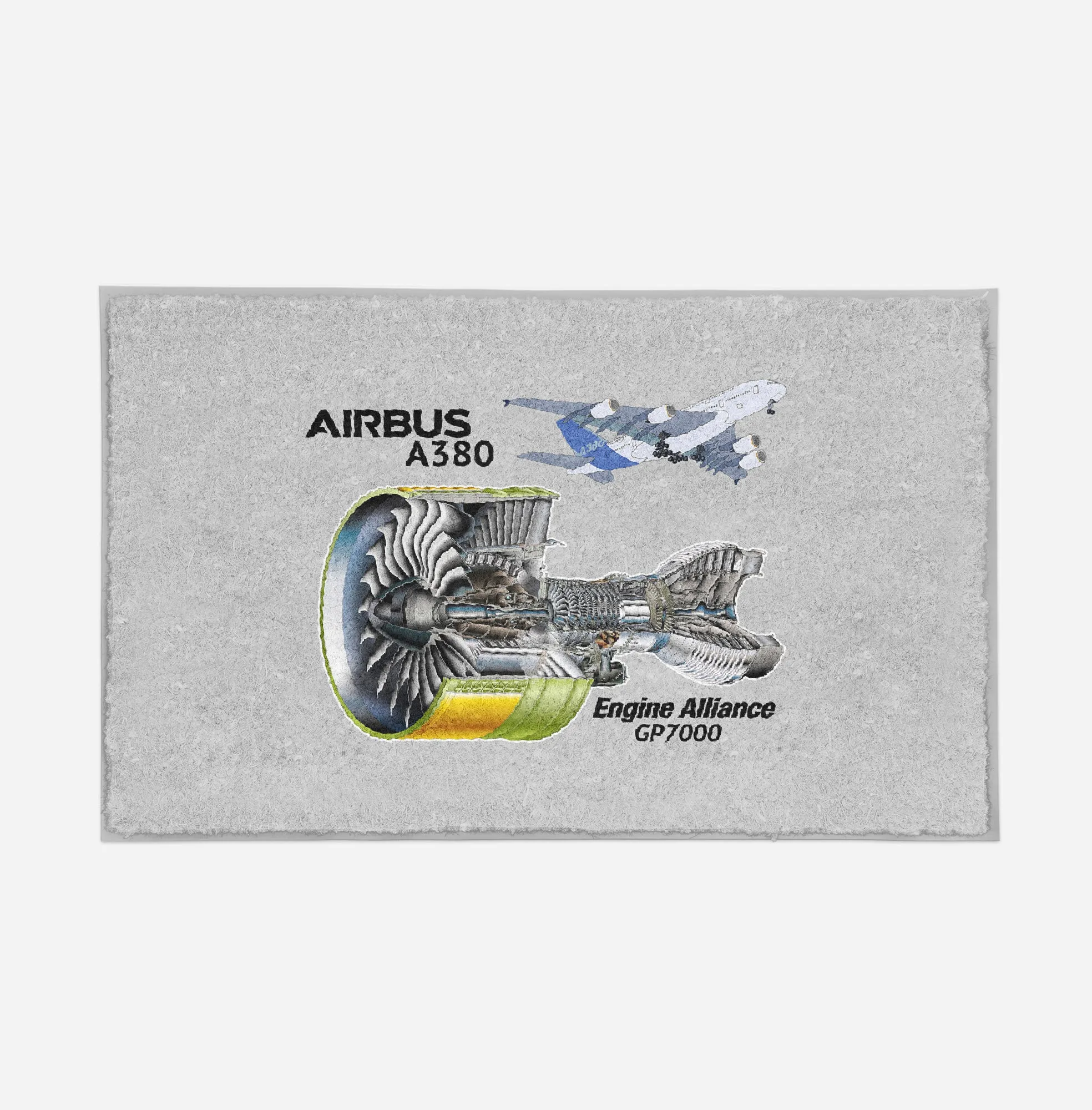 Airbus A380 & GP7000 Engine Designed Door Mats