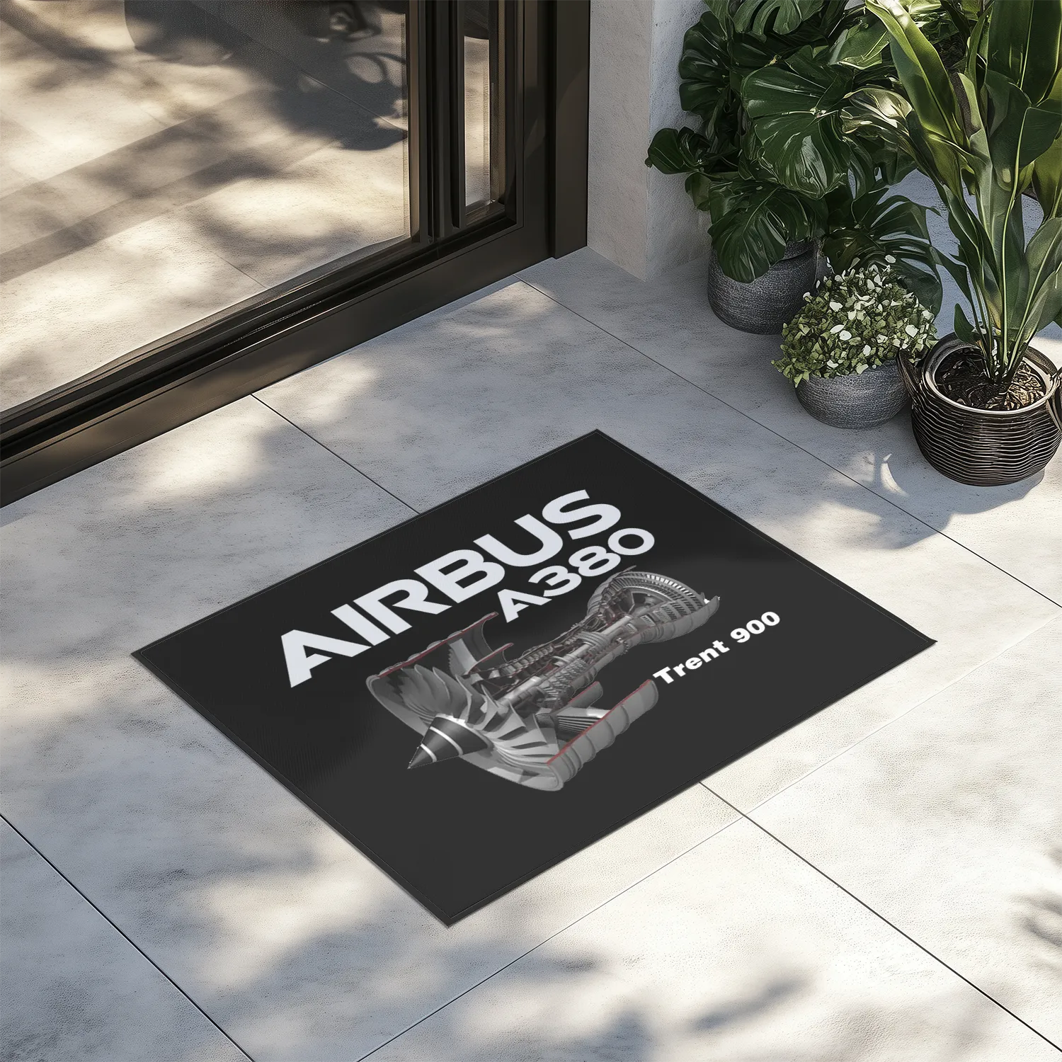 Airbus A380 & Trent 900 Engine Designed Door Mats door entrance rug